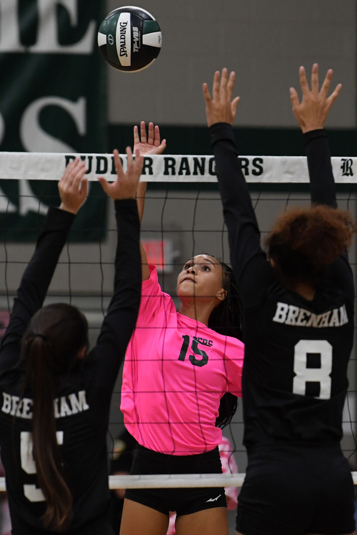 Rudder vs. Brenham volleyball